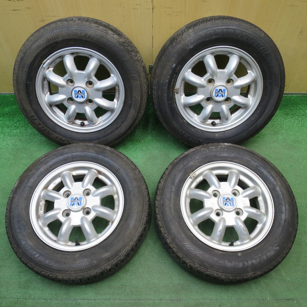 4本価格★MINILITE 155/70R12 ブリヂストン スニーカー SNK2 ミニライト 12インチ PCD100/4H★6032202NJノ