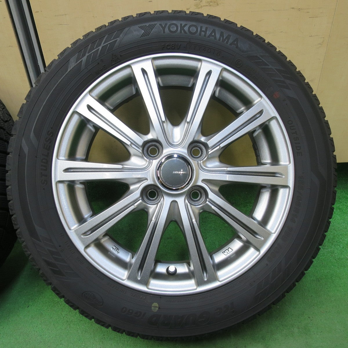 キレイ★スタッドレス 155/65R14 ヨコハマ アイスガード iG60 MiLLOUS ミルアス 14インチ PCD100/4H★5062505イス