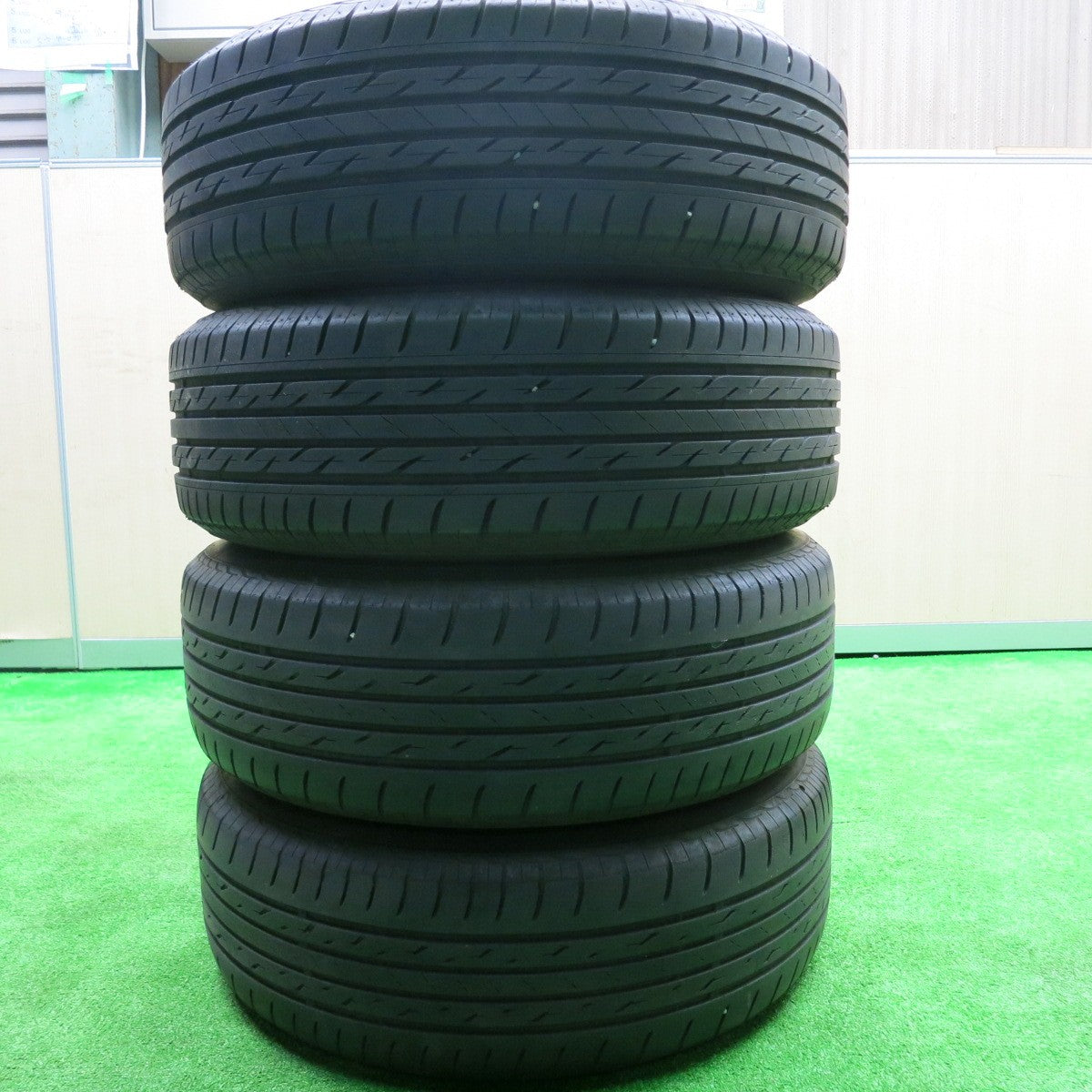 [送料無料] バリ溝！キレイ！8.5分★JEEP ジープ レネゲード 純正 215/65R16 ブリヂストン ネクストリー エコピア 16インチ PCD110/5H★4091403HAノ