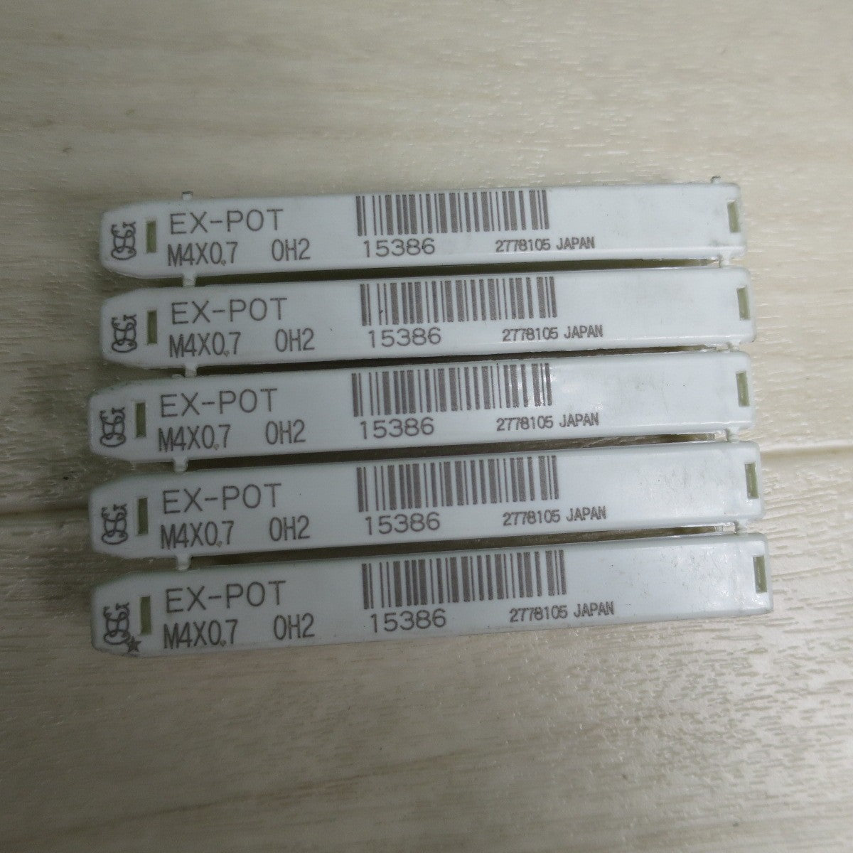[送料無料] 未使用! 49点まとめ売り☆OSG EX-POT ポイント タップ M4×0.7 38本 / M5×0.8 6本 / M6×1 3本 / M3×0.5 2本☆