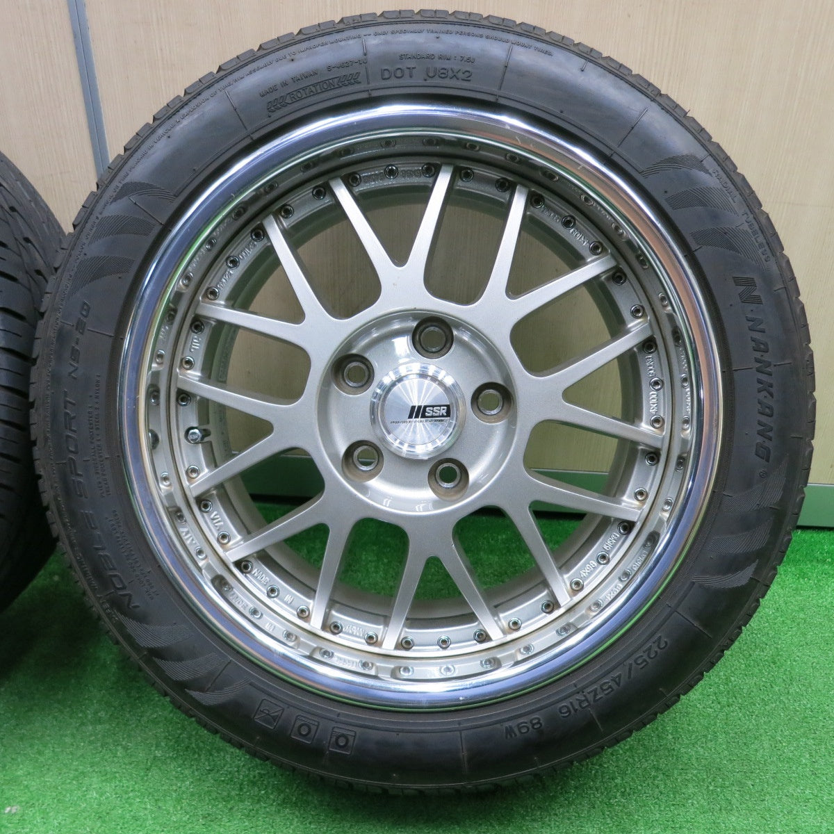 [送料無料] バリ溝！22年！綺麗！9.5分★SPEED STAR TANABE MS1-R SSR 225/45R16 245/50R16 ナンカン NS-20 クーパー ZEON RSE-G1 タナベ PCD114.3/5H★4092801NJノ