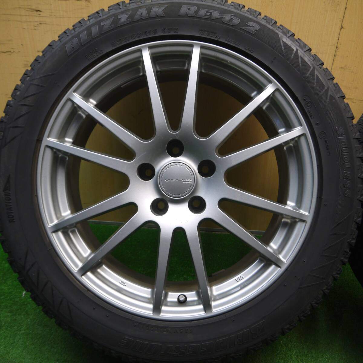 4本価格★スタッドレス 235/50R18 ブリヂストン ブリザック REVO2 VELVA ヴェルヴァ 18インチ PCD114.3/5H★5013106Hス