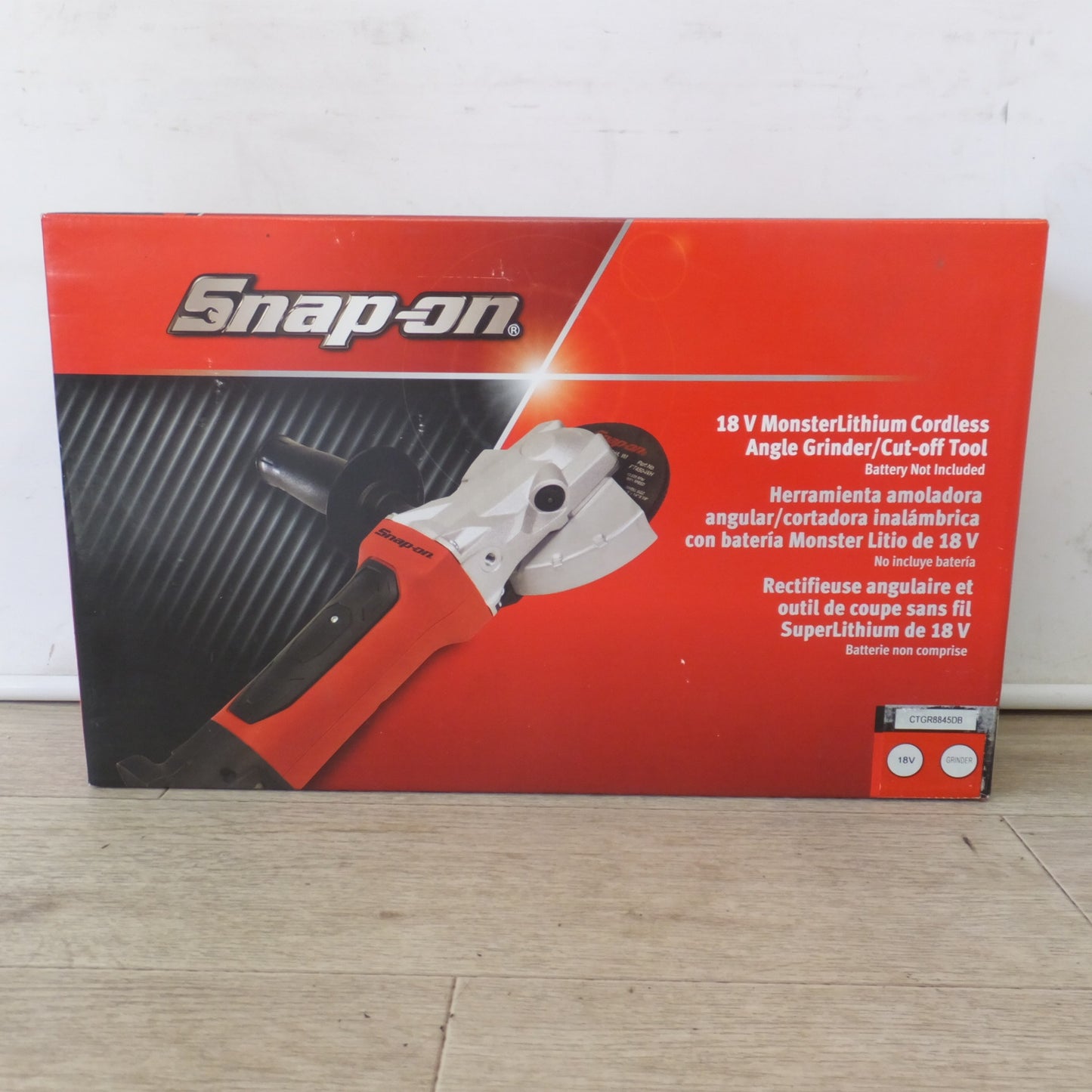 ★スナップオン Snap-on モンスター リチウム コードレス アングルグラインダー CTGR8845DB　バッテリ なし★ [送料無料]