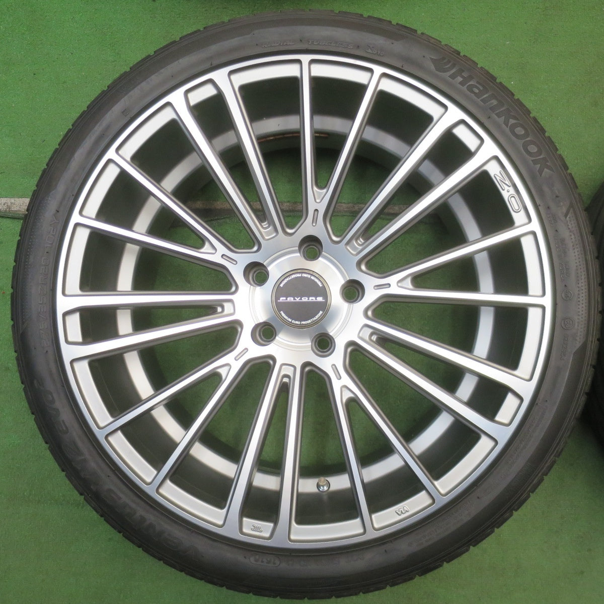 キレイ◎レクサス LS 等 O・Z Racing FAVORE 245/40R20 275/35R20 ハンコック ベンタス V12 evo2 OZ レーシング ファヴォーレ 20インチ PCD120/5H◎6072205NJノ