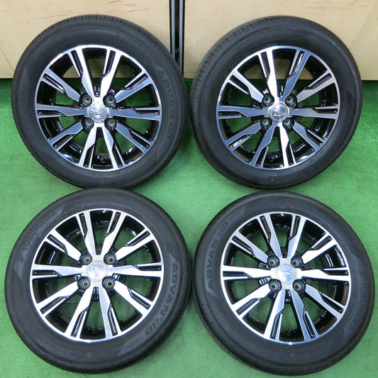 *送料無料* バリ溝！22年！ほぼ10分★ダイハツ タント カスタム 純正 155/65R14 ヨコハマ アドバン dB V552 14インチ PCD100/4H★4052008イノ