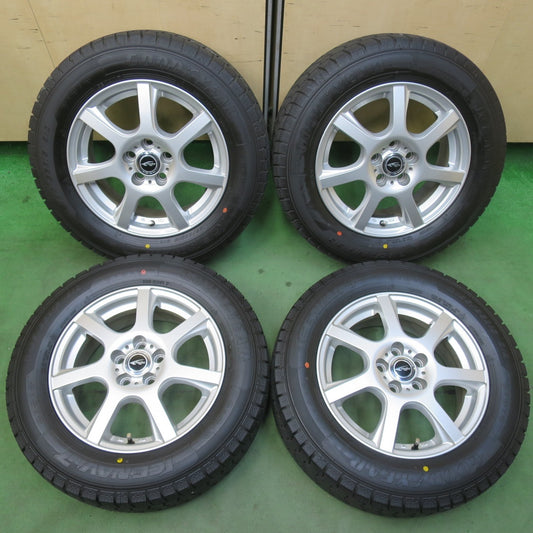 バリ溝！24年！キレイ！ほぼ10分★プリウス 等 195/65R15 スタッドレス グッドイヤー アイスナビ7 ravrion P3 ラブリオン 15インチ PCD100/5H★5122705イス