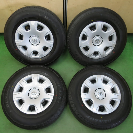 新車外し！23年★トヨタ 200系 ハイエース 純正 スチール 195/80R15 107/105N ダンロップ SP175N 15インチ PCD139.7/6H★5052611イノ