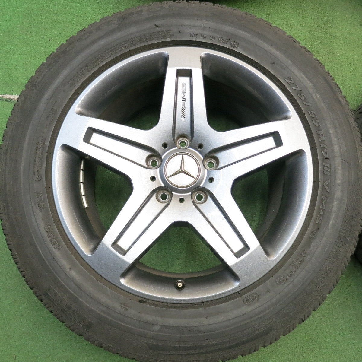 キレイ★ベンツ W463 G55 Gクラス 純正 AMG 275/55R19 ピレリ スコーピオン ゼロ MO 19インチ PCD130/5H★5080305HAノ