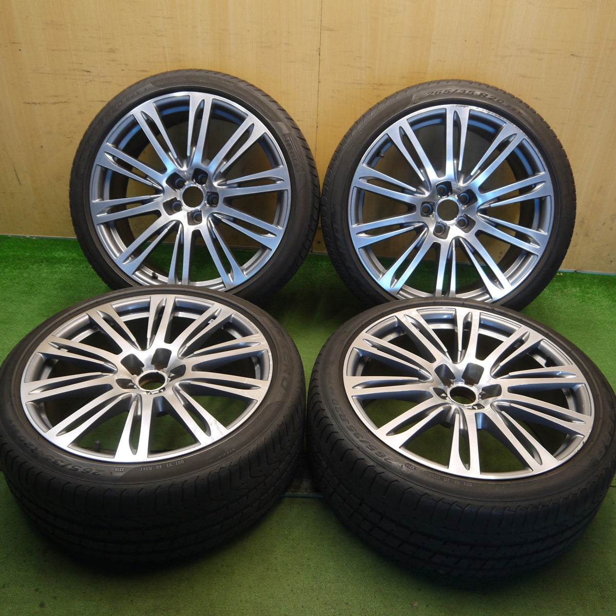 バリ溝！9分◎アウディ A7 スポーツバック 純正 265/35R20 ピレリ PZERO Pゼロ 20インチ PCD112/5H◎6090705Hノ