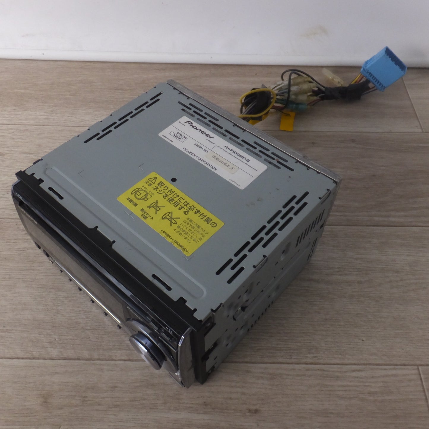 [送料無料] ★カロッツェリア carrozzeria MD/CD/チューナー WMA/MP3/AAC/WAV対応メインユニット FH-P530MD-B(1)★