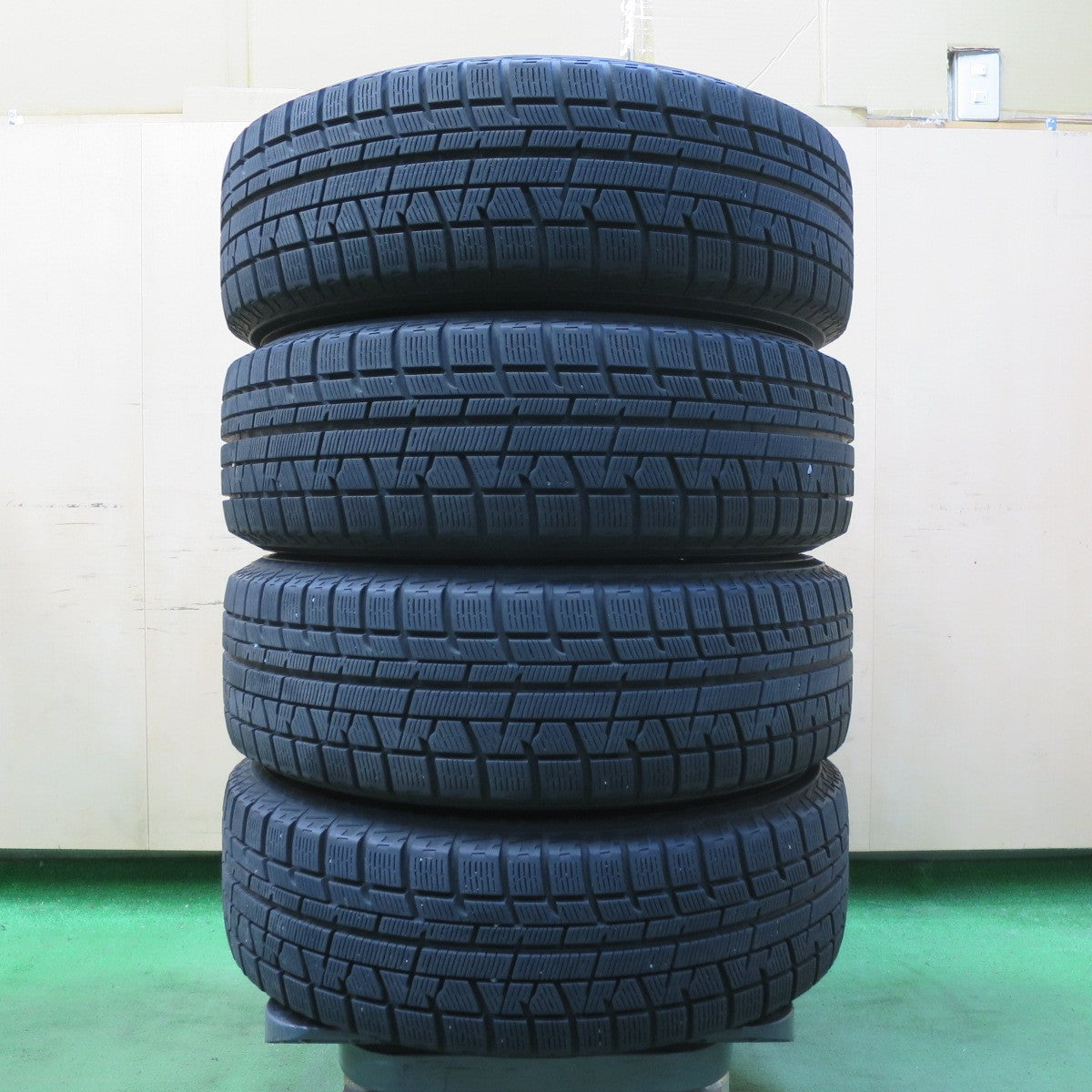 バリ溝！9.5分★プリウス 等 195/65R15 スタッドレス ヨコハマ アイスガード iG50 プラス WAREN ヴァーレン 15インチ PCD100/5H★5062907イス