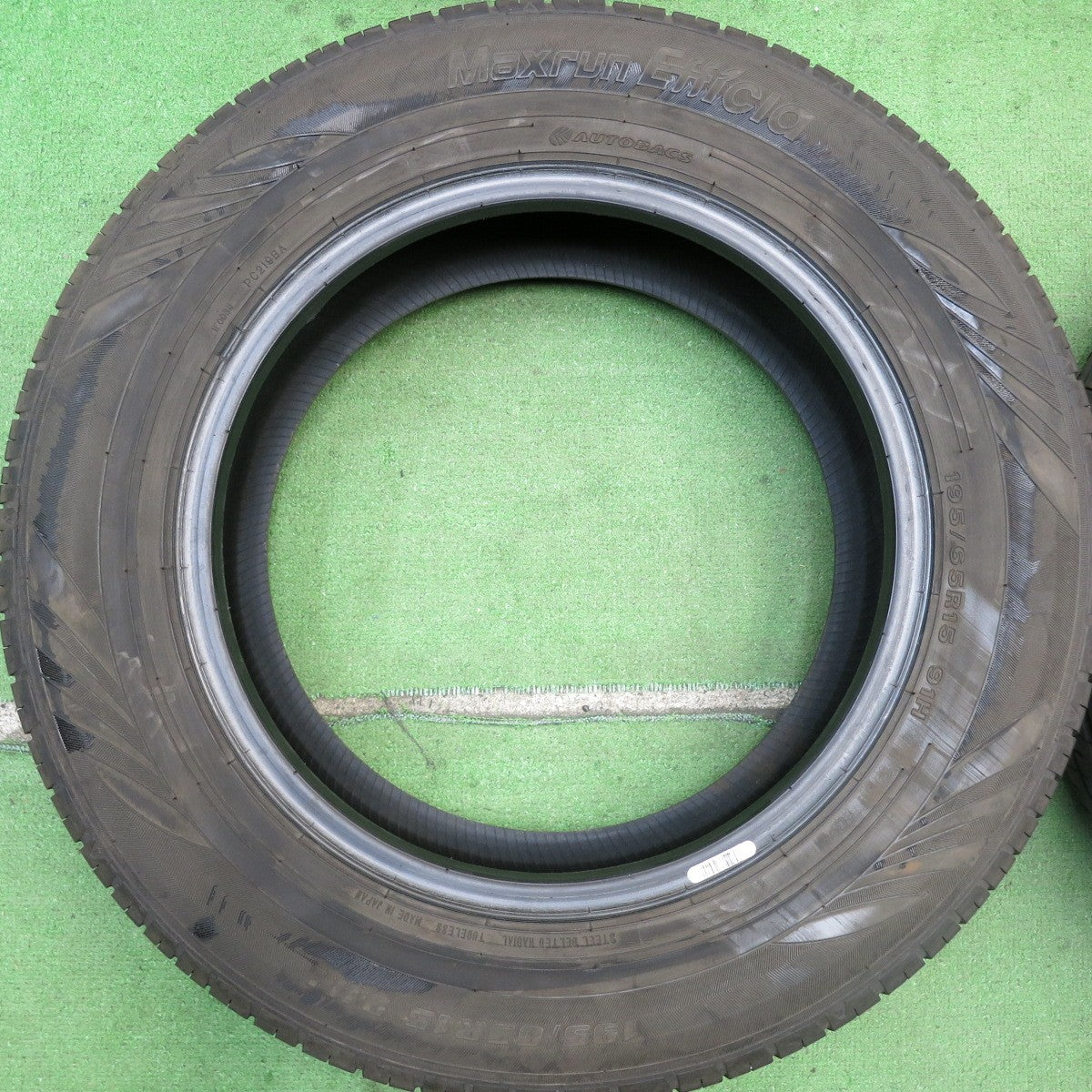 バリ溝！23年！9分★195/65R15 オートバックス Maxrun Efficia マックスラン エフィシア タイヤ 15インチ プリウス セレナ ウィッシュ 等★5071709HAノタ