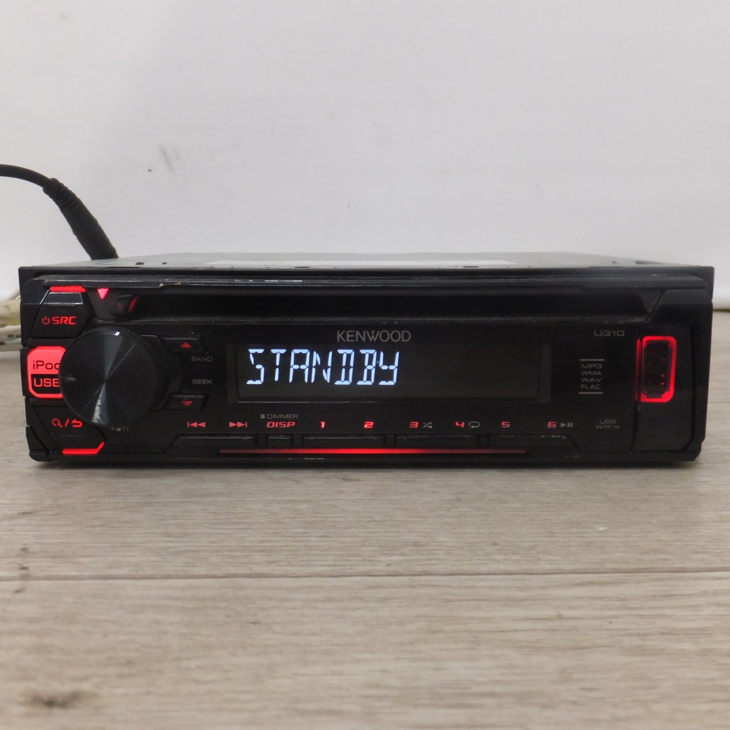 [送料無料] ★ケンウッド KENWOOD カーオーディオ 1DIN コンポ CDレシーバー U310 U310R(69★