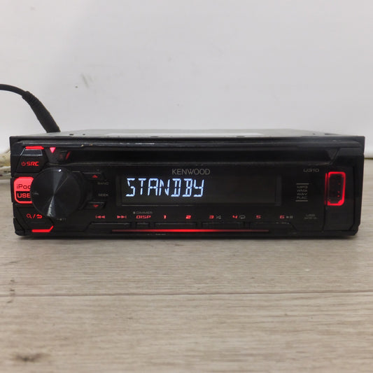 [送料無料] ★ケンウッド KENWOOD カーオーディオ 1DIN コンポ CDレシーバー U310 U310R(69★