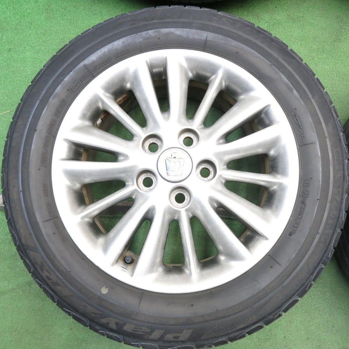 4本価格◎トヨタ クラウン ロイヤル 純正 215/60R16 ブリヂストン プレイズ PX 16インチ PCD114.3/5H◎6080608HAノ