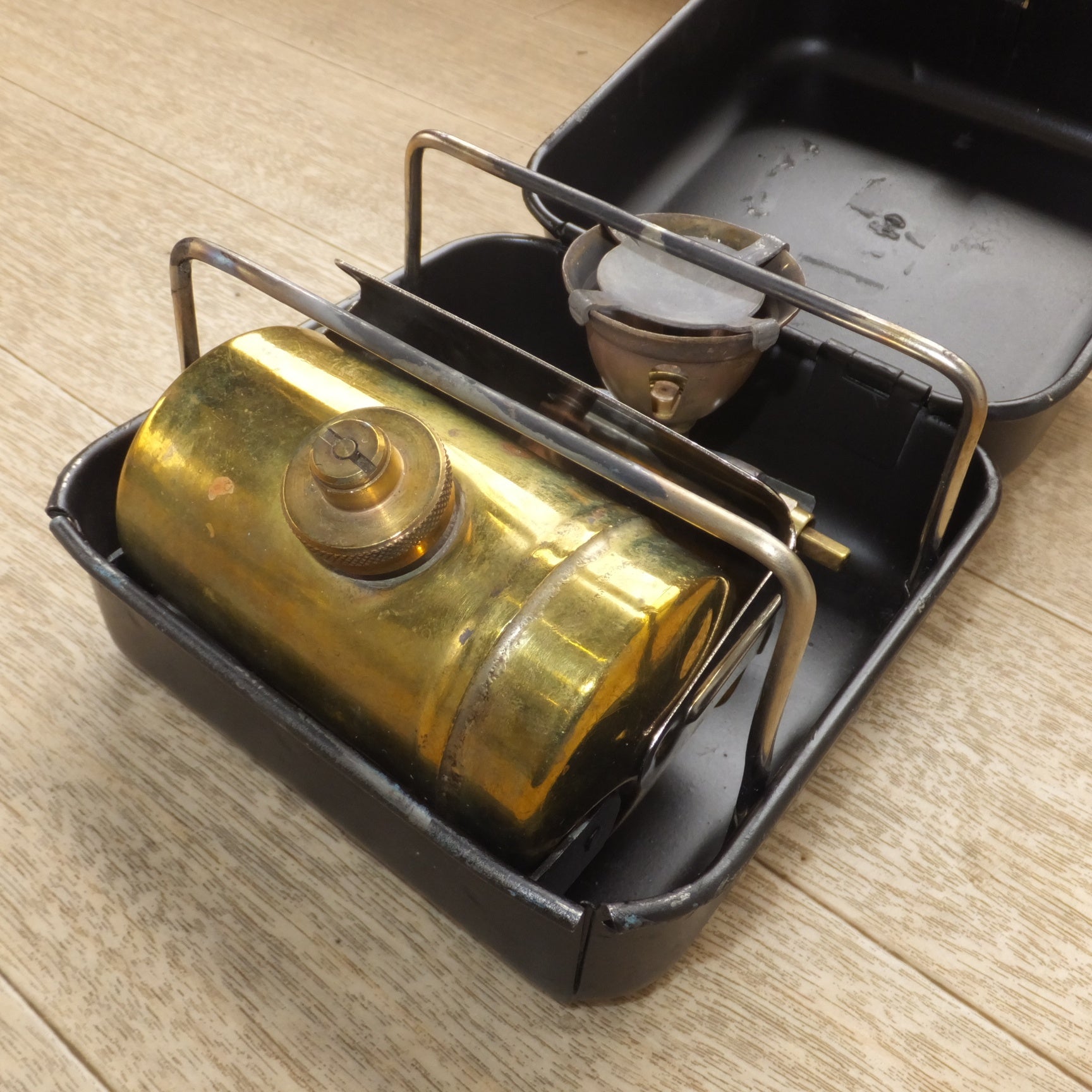 送料無料] ☆オプティマス Optimus 8R(?) 箱ストーブ シングルバーナー