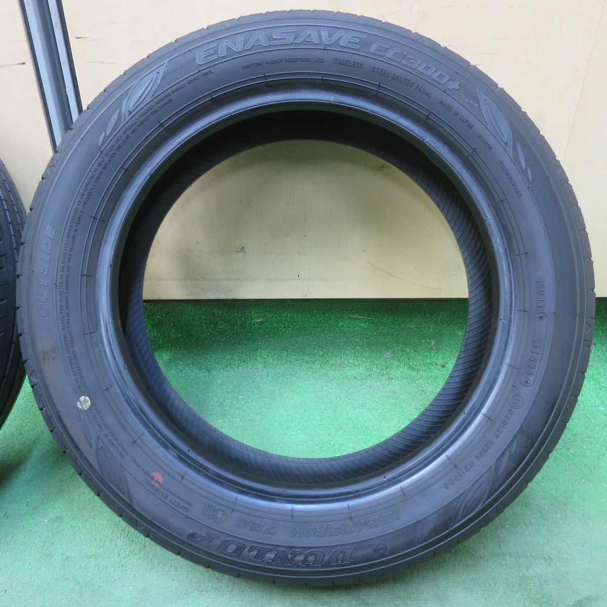 バリ溝！25年！ほぼ10分★155/65R14 ダンロップ エナセーブ EC300+ タイヤ 14インチ デリカミニ タント スペーシア ムーヴ N-BOX 等★6011507イノタ