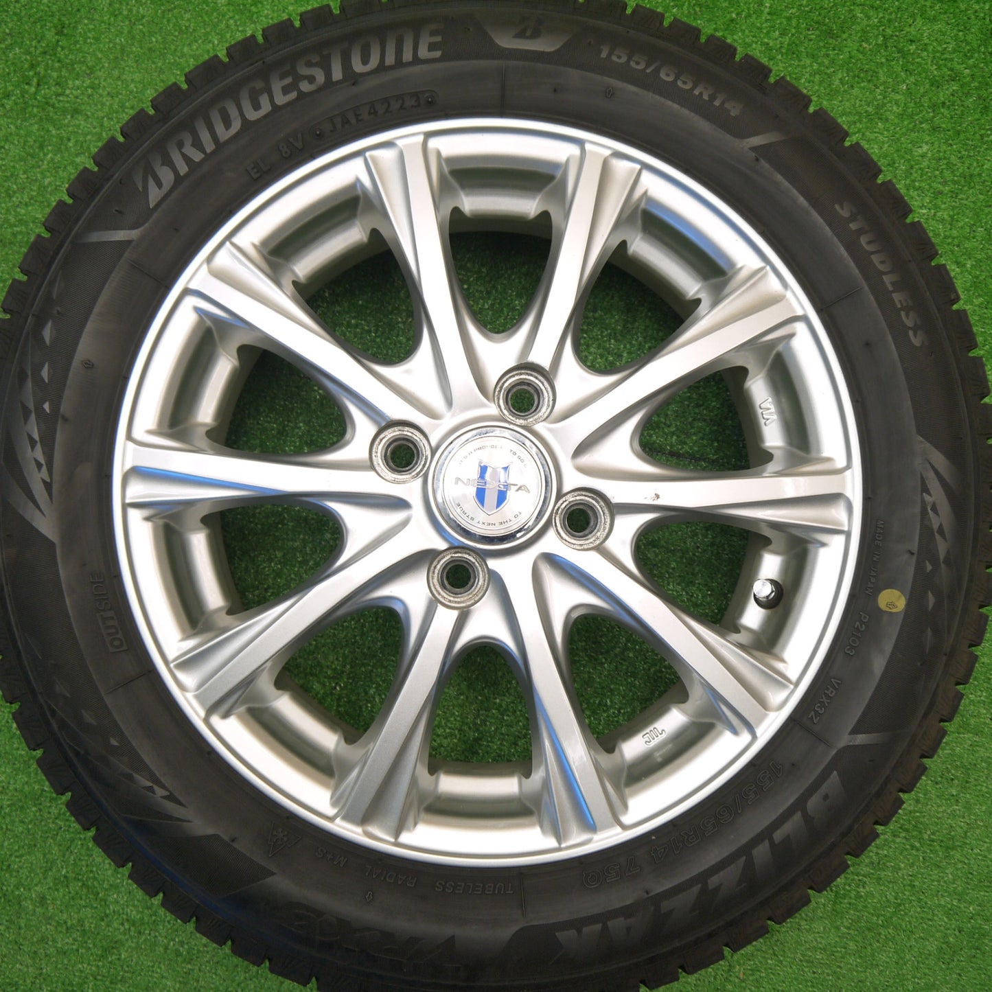 4本価格！23年★スタッドレス 155/65R14 ブリヂストン ブリザック VRX3 NEXTA ネクスタ 14インチ PCD100/4H★5101503Hス