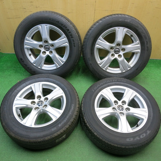 4本価格★トヨタ 30系 アルファード ヴェルファイア 純正 215/65R16 グッドイヤー EfficientGrip トーヨー トランパス R30 16インチ PCD114.3/5H★6012508HAノ