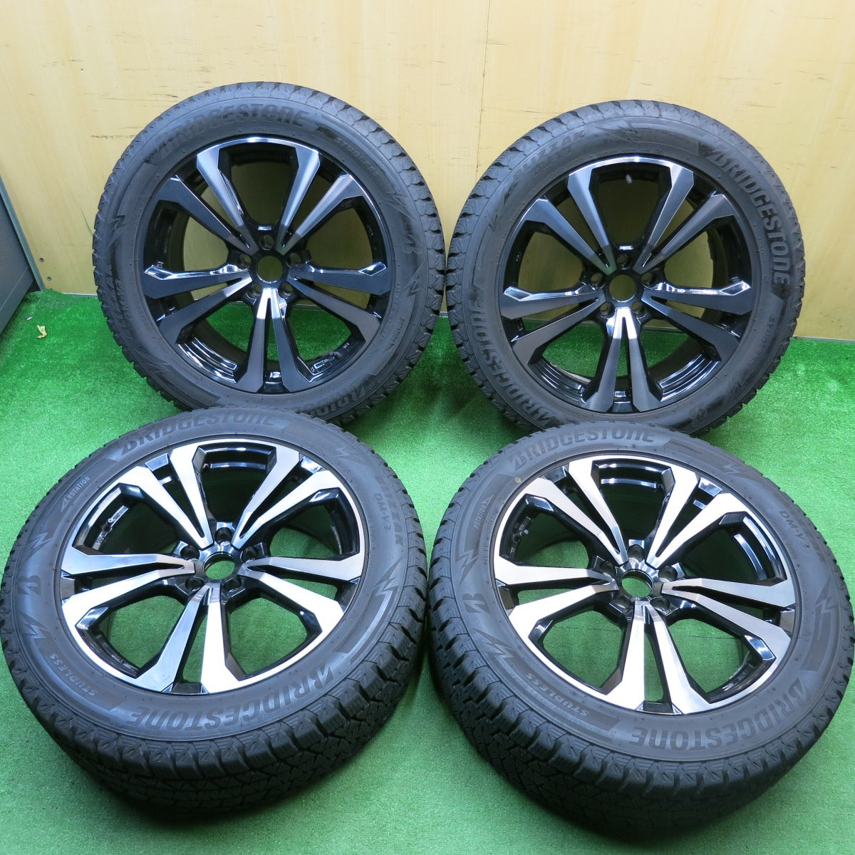 バリ溝！23年！9分★ベンツ 等 ADVANCE LINE SV-1 265/50R19 スタッドレス ブリヂストン ブリザック DM-V3 アドバンスライン 19インチ PCD112/5H★5122504HAス