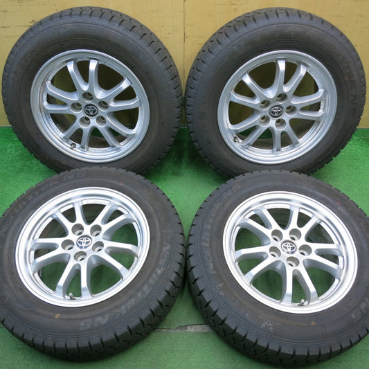 バリ溝！24年！9.5分以上★トヨタ 50系 プリウス 純正 195/65R15 スタッドレス オートバックス ノーストレック N5 15インチ PCD100/5H★5050902NJス
