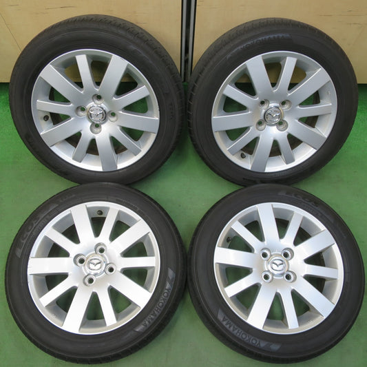 4本価格★マツダ ベリーサ 純正 185/55R15 ヨコハマ エコス ES31 15インチ PCD100/4H★5042604イノ