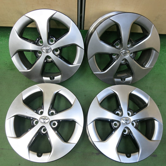 4本価格★トヨタ 30系 プリウス 純正 ホイール 15インチ 15×6J PCD100/5H★5062414SYホ