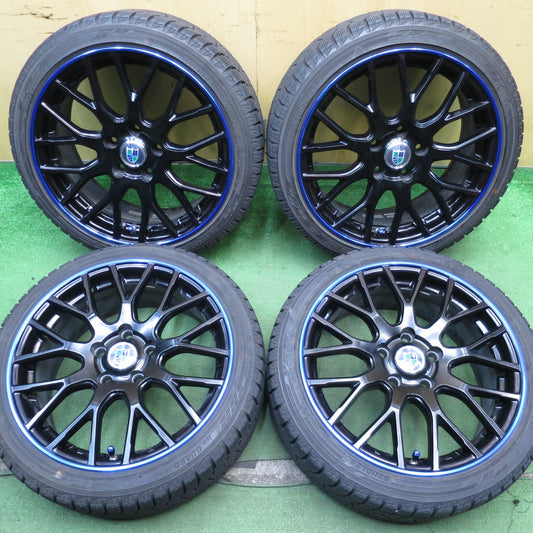 バリ溝！キレイ！9.5分★スタッドレス 195/45R17 ヨコハマ アイスガード iG60 BLEST BahnSport Type-902 ブレスト 17インチ PCD114.3/5H★5060902NJス