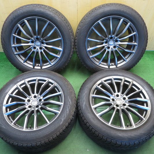 バリ溝！キレイ！9.5分◎BMW 等 MAK RAPP 255/55R20 スタッドレス ノキアン ハッカペリッタ R3 SUV マック ラップ 20インチ PCD112/5H◎6091901NJス