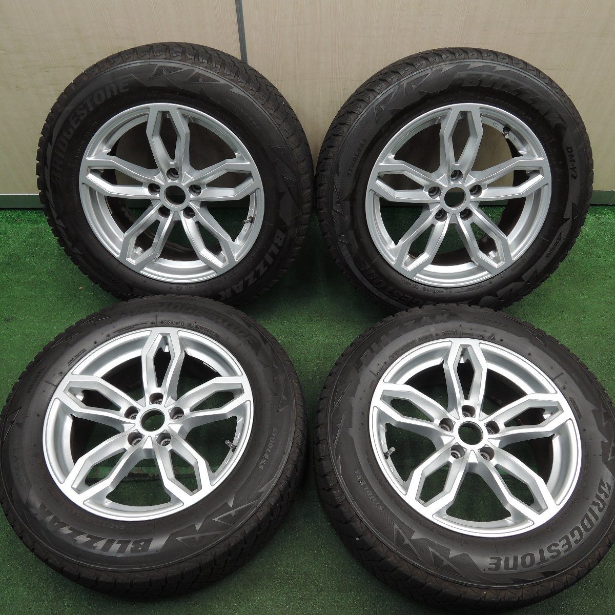 キレイ★ベンツ等 AGA TAS 225/65R17 スタッドレス ブリヂストン ブリザック DM-V2 17インチ PCD112/5H★4010609HAス
