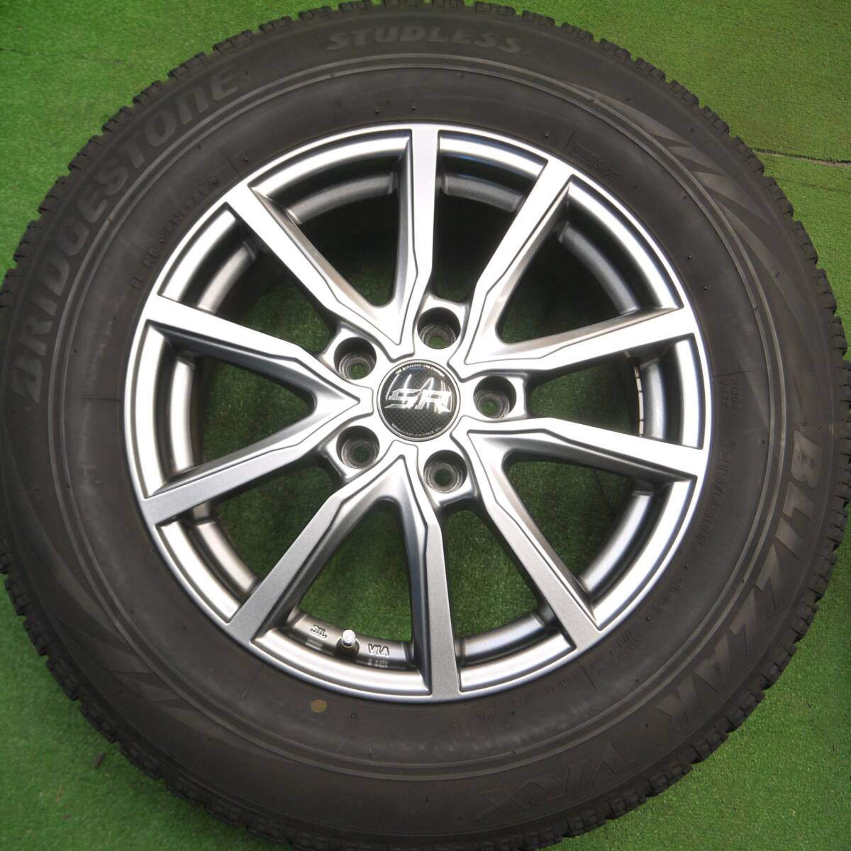 キレイ★スタッドレス 215/65R16 ブリヂストン ブリザック VRX STRANGER ストレンジャー 16インチ PCD114.3/5H★5010801Hス