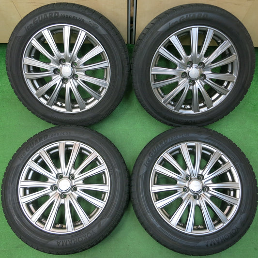 *送料無料* キレイ★インプレッサ等 205/55R16 スタッドレス ヨコハマ アイスガード iG50 プラス VELVA TESALIA ヴェルヴァ PCD100/5H★4032711イス