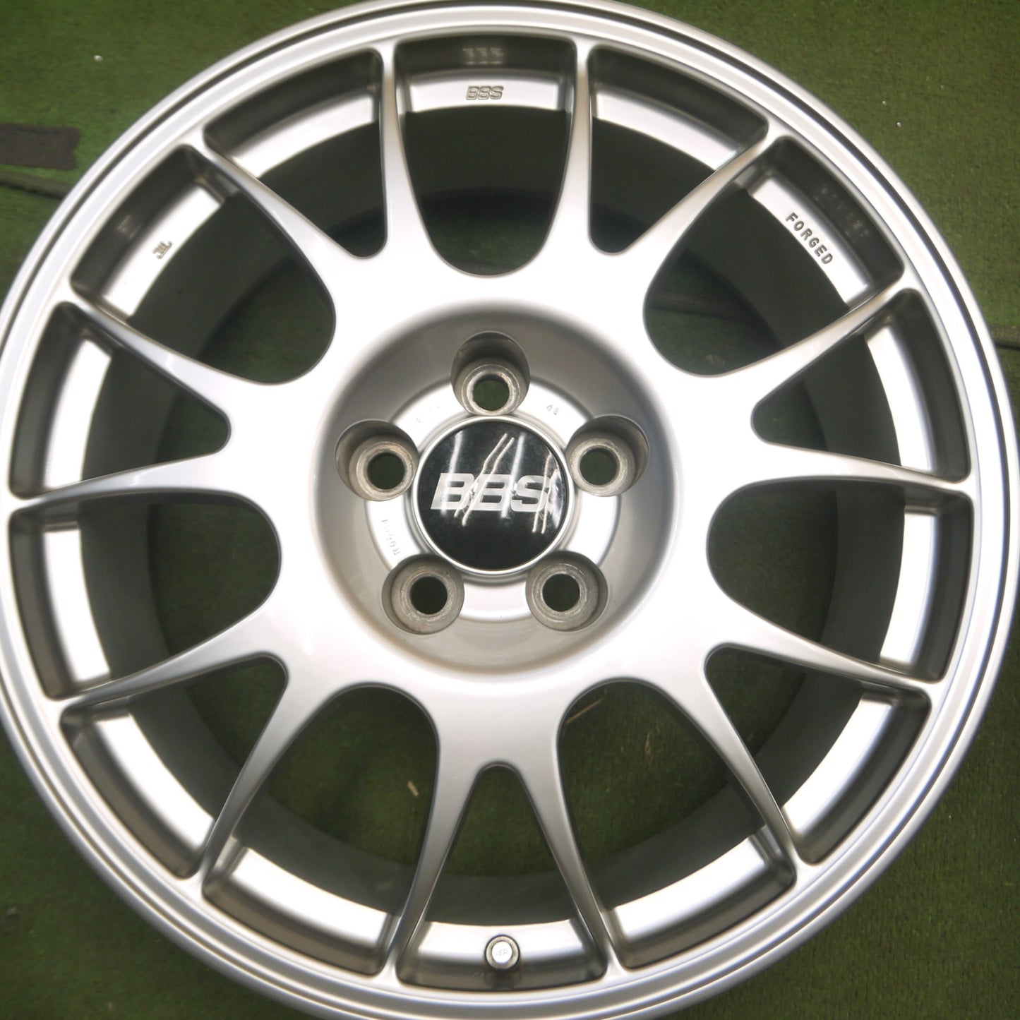 *送料無料* キレイ★トヨタ 200系 クラウン 純正 OP BBS RG504 ホイール 18インチ 18×8J PCD114.3/5H★4041915Hホ
