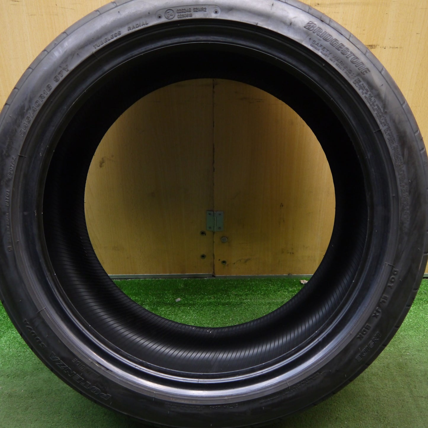 バリ溝！23年！9.5分！1本★245/40R18 ブリヂストン ポテンザ S007A タイヤ 18インチ インプレッサ WRX ランエボ 等★5100107Hノタ