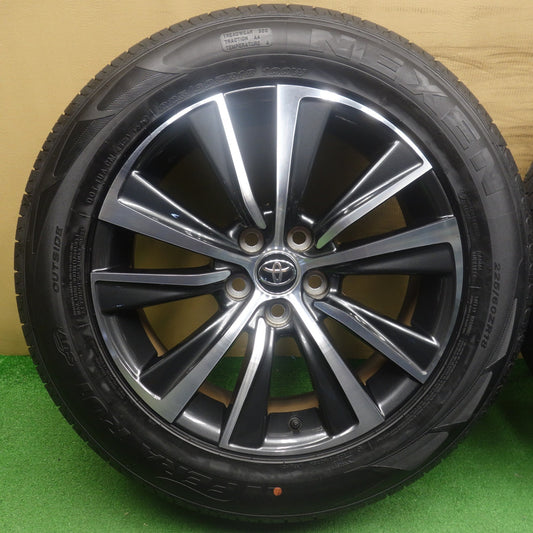 新車外し!26年◎トヨタ 80系 ハリアー Gグレード 純正 225/60R18 ネクセン N'FERA RU1 SUV 18インチ PCD114.3/5H◎6090401KTノ