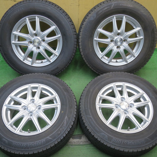 バリ溝！21年！キレイ！9.5分★スタッドレス 185/70R14 ブリヂストン ブリザック VRX3 ECO FORME エコフォルム 14インチ PCD100/4H★5092904NJス