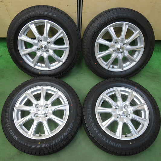 バリ溝！キレイ！ほぼ10分★スタッドレス 175/65R15 ダンロップ ウインターマックス 03 DUFACT デュファクト 15インチ PCD100/4H★5102406イス