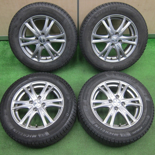 バリ溝！9.5分★スタッドレス 185/65R15 ミシュラン X-ICE3+ Exceeder エクシーダー 15インチ PCD100/4H★4121403TNス