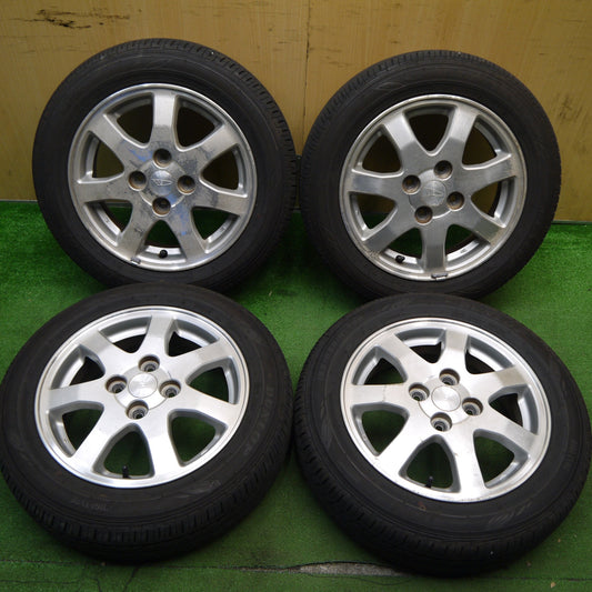 バリ溝！24年！8.5分★ダイハツ ムーヴ タント 等 純正 155/65R14 ダンロップ EC202 14インチ PCD100/4H★5042101Hノ