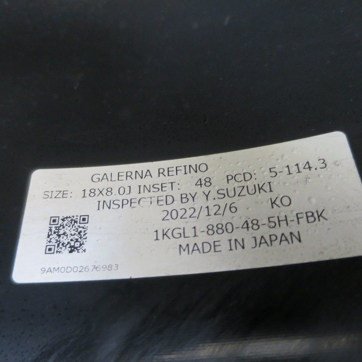 バリ溝！23年！キレイ！9分★AME GALERNA REFINO 235/60R18 ブリヂストン アレンザ LX100 ガレルナ レフィーノ 18インチ PCD114.3/5H★6041002ナノ
