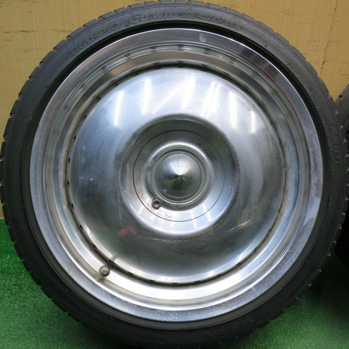 4本価格★WORK LEADSLED 205/40R17 TRAMPIO GUWN ワーク レッドスレッド トランピオ ギューン 17インチ PCD114.3/4H 5H マルチ★6041911HAノ
