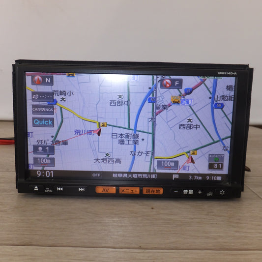 [送料無料] ★パナソニック製 日産 純正 オリジナルナビゲーション MM114D-A B8260-79924[71]★