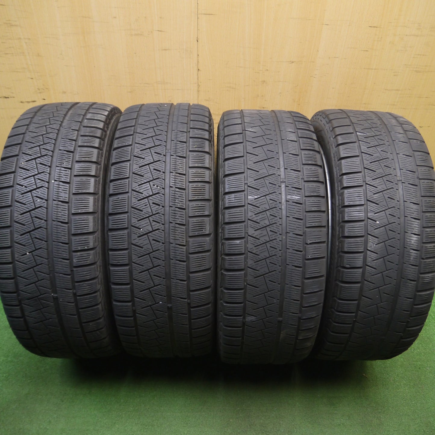 [送料無料] センサー付★レクサス IS 純正 225/45R17 スタッドレス ピレリ アイスアシンメトリコ プラス 17インチ PCD114.3/5H★5030402Hス