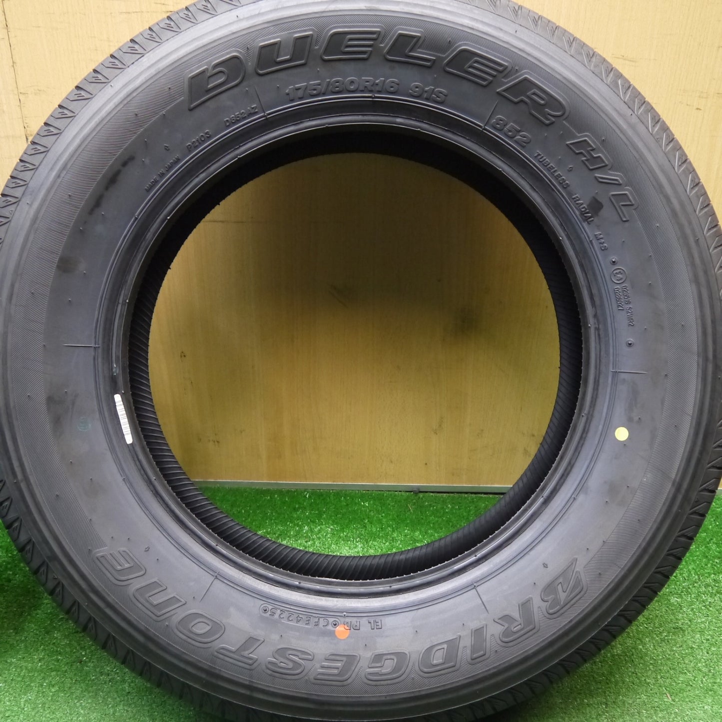 新車外し！25年★ジムニー 等 175/80R16 ブリヂストン デューラー H/L 852 タイヤ 16インチ★5122205Hノタ