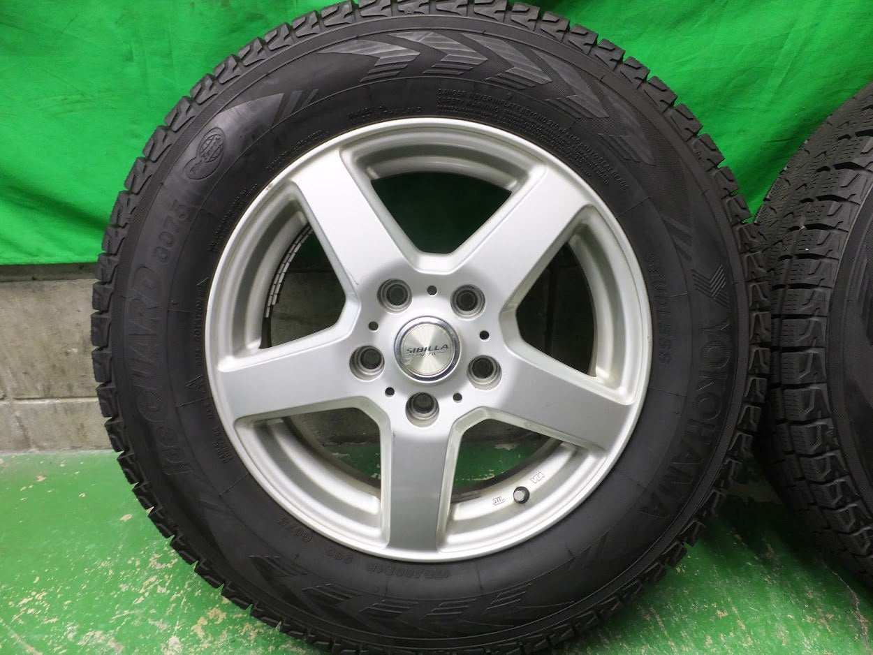 [送料無料] 4本価格★スタッドレス 175/80R15 ヨコハマ アイスガード G075 SIBILLA V-78 シビラ 15インチ★9112513ヒス