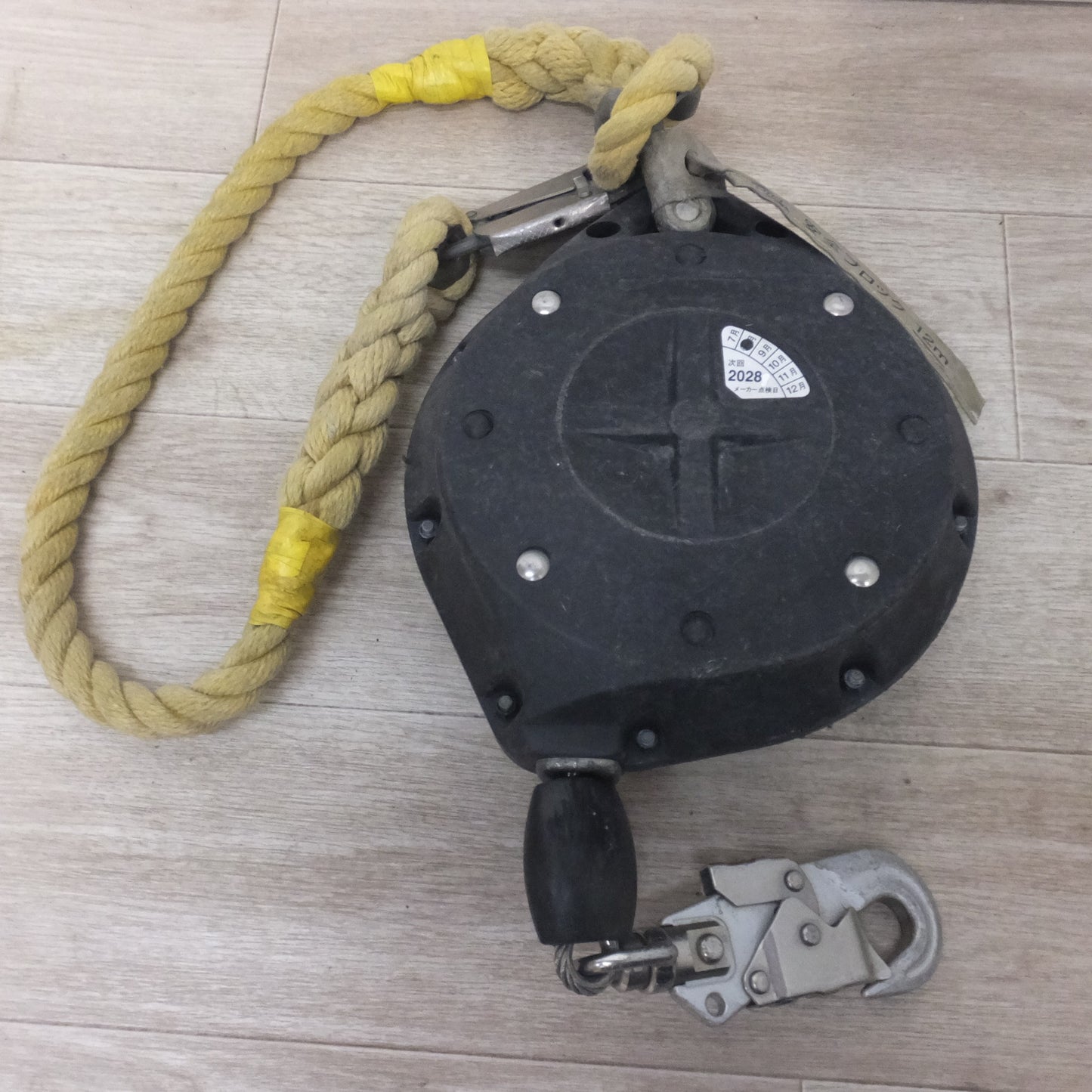 [送料無料] ★キョーワ KYOWA キョーワ式 安全ブロック SAFETY BLOCK ワイヤロープタイプ LB-12 12m　最大使用質量 85kg「6」★