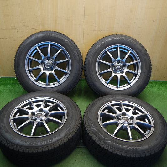 バリ溝！22年！キレイ！ほぼ10分◎スタッドレス 205/65R16 ヨコハマ アイスガード iG60 SCHNEIDER MiD シュナイダー 16インチ PCD114.3/5H◎6082502Hス