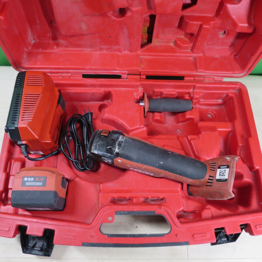 [送料無料] ☆HILTI ヒルティ 充電式 アングル グラインダー AG 125-A22 電動 工具 ディスク グラインダ コードレス 研摩 研磨 機☆