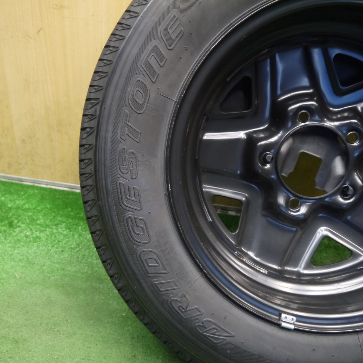 新車外し！25年！1本◎スズキ JB64 ジムニー 純正 スチール 175/80R16 ブリヂストン デューラー H/L 852 DUELER 16インチ PCD139.7/5H◎6091105Hノ