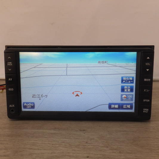 [送料無料] ★クラリオン製 ダイハツ 純正 カーナビ メモリーナビ QY-7058D-W 86100-B2100(44)★